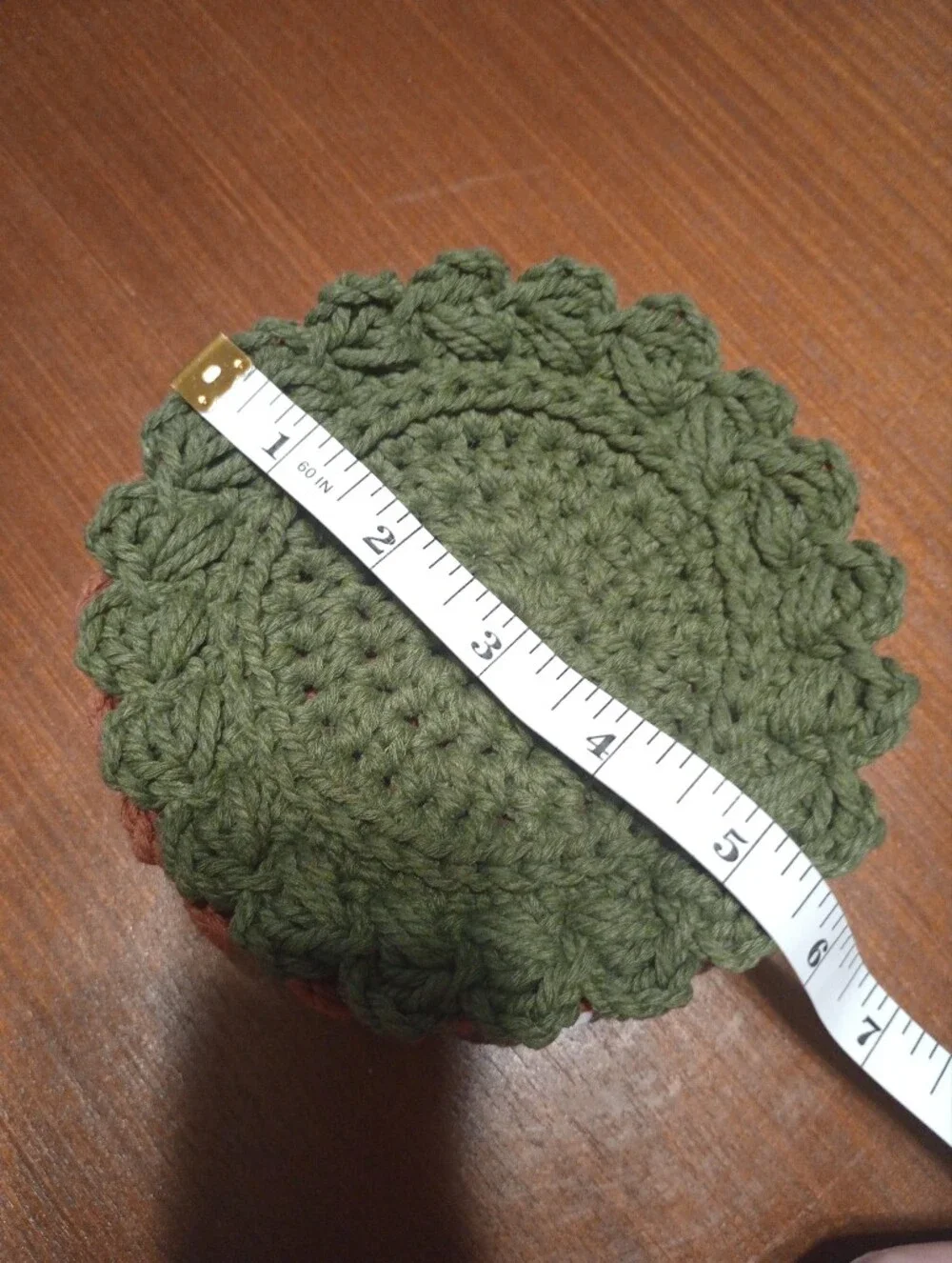 Handmade Crochet Coasters Set Of 4 - Rustic Fall Colors - NEW